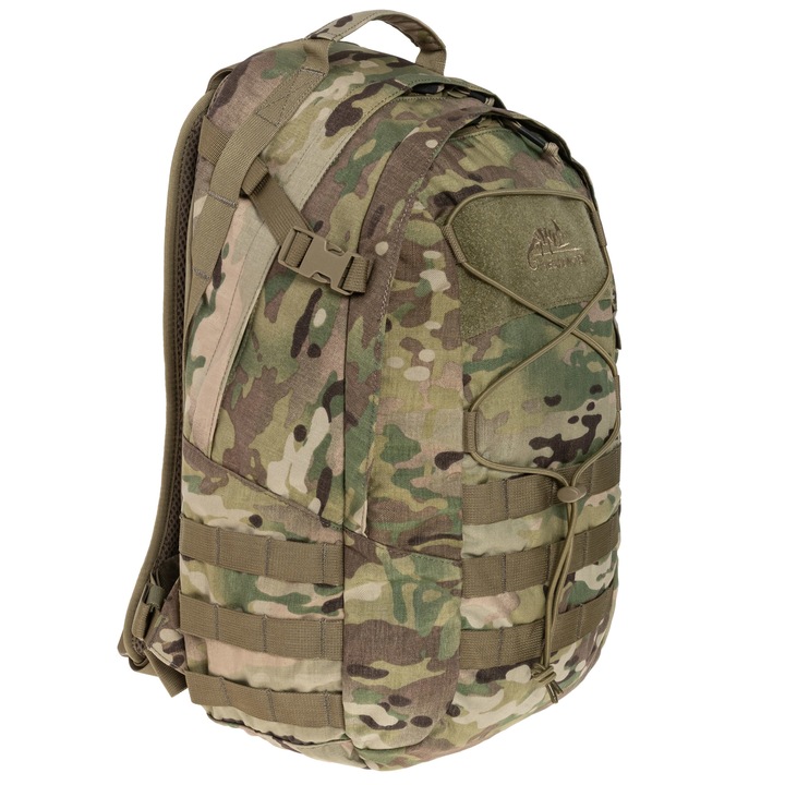 Rucsac drumetie, Helkion-Tex, Nylon, Panou velcro, 21 l, 46 x 29 x 13.5 cm, Camuflaj