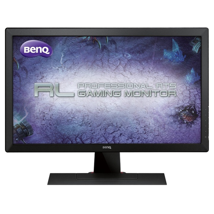Монитор Gaming LED BenQ 24", Wide, 1ms, Full HD, DVI Dual, 2 x HDMI, Черен, RL2455HM