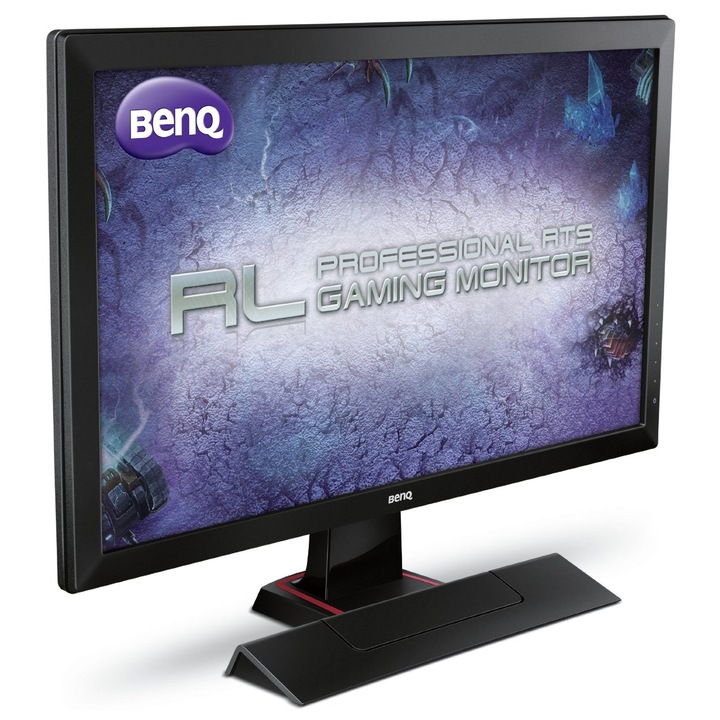 Монитор Gaming LED BenQ 24", Wide, 1ms, Full HD, DVI Dual, 2 x HDMI, Черен, RL2455HM