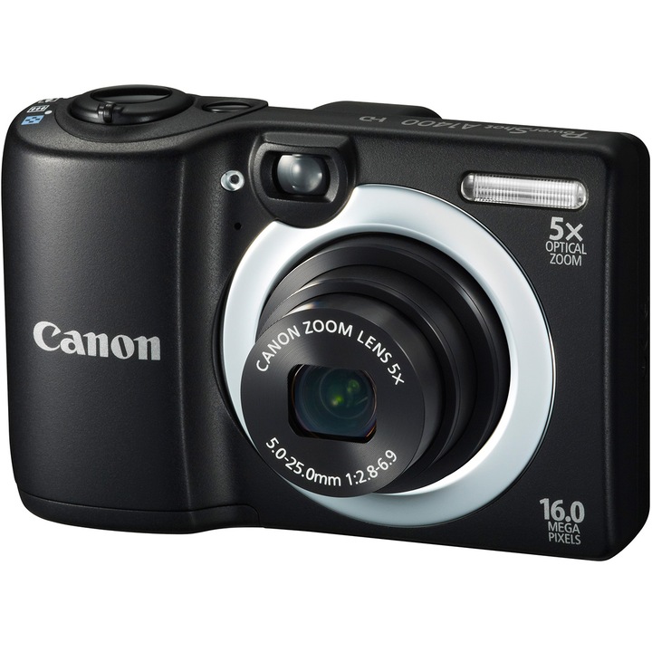 Aparat foto digital Canon PowerShot A1400, 16MP, Black
