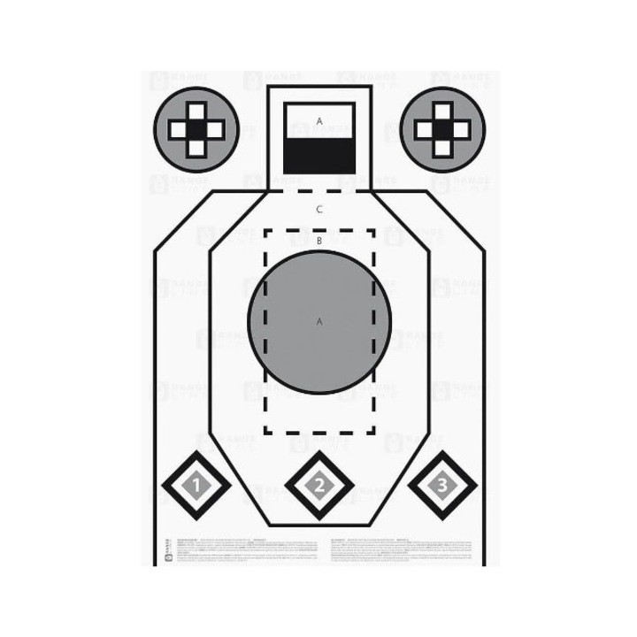 Set de 100 de tinte de tragere RXQT, Helikon-Tex, Hartie, 50x70cm