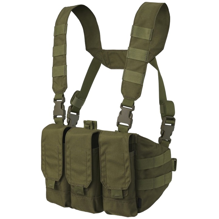 Vesta tactica Helikon-Tex Chicom Chest Rig, Cordura, verde oliv, universal