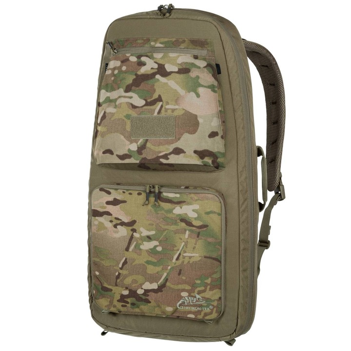 Husa transport arme Helikon-Tex, cordura, rezistenta, capacitate 22l, verde camuflaj, 74x36x9cm
