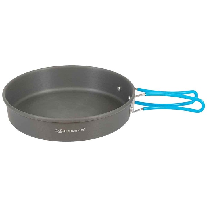 Tigaie camping, Highlander, Aluminiu, Gri