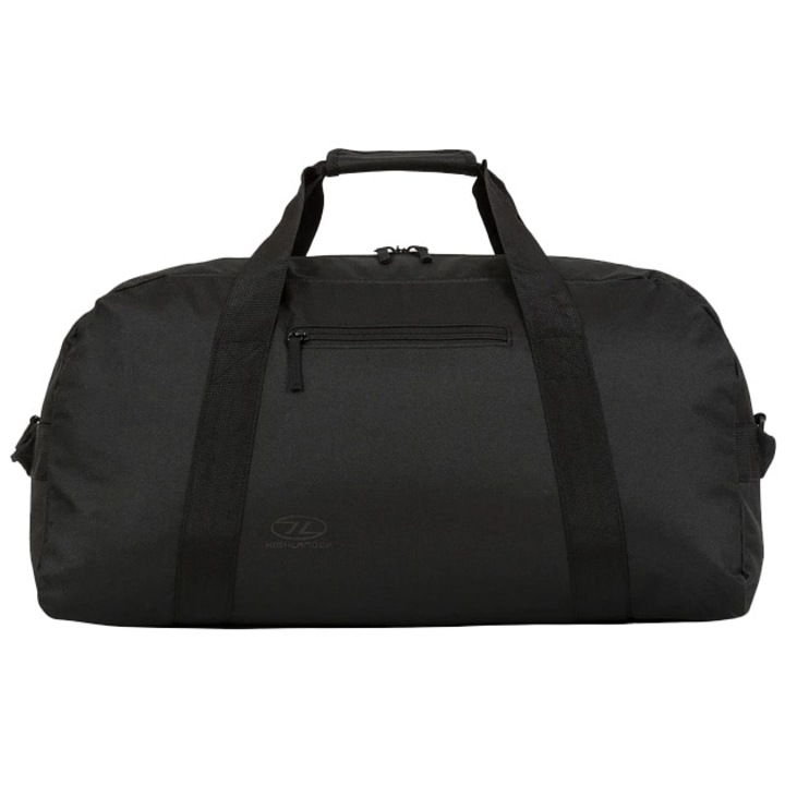 Geanta voiaj, Highlander, Outdoor, Poliester, 45 L, 60 x 29 x 29 cm, Negru