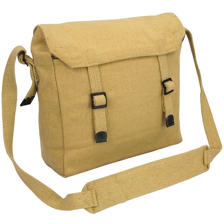 Geanta drumetii, Highlander, Bumbac, 18 l, 26.5 x 20 x 10 cm, Bej