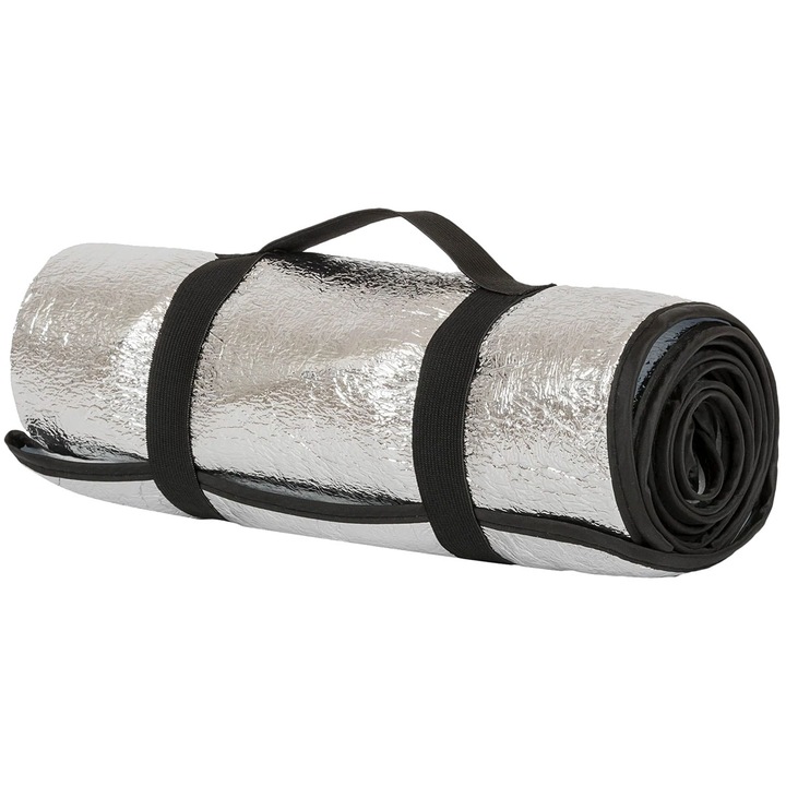 Covoras de camping, Highlander, Reflectorizant, Exterior, Argintiu