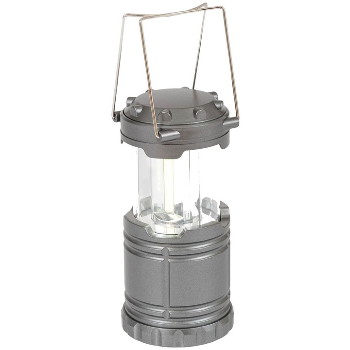 Összecsukható lámpa, Highlander, LED, Ezüst