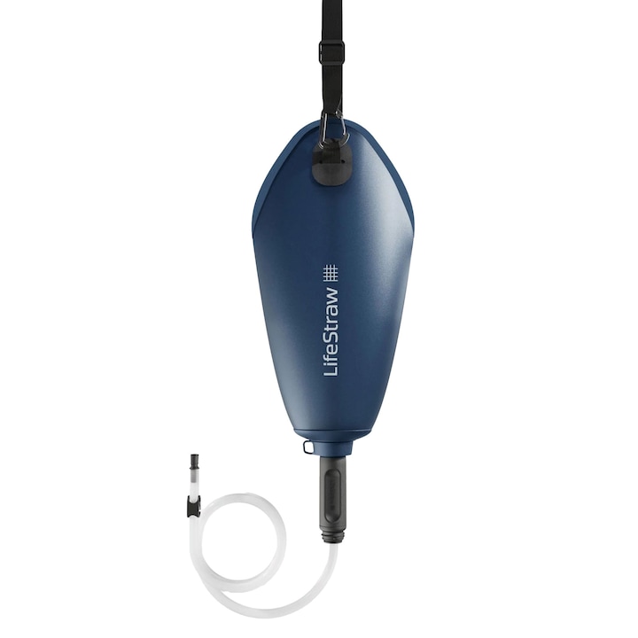 Vízszűrő rendszer, LifeStraw, 3 l, 22x52,9 cm, kék