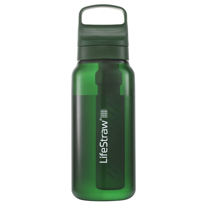 Sticla Filtranta Apa, Lifestraw, Tritan, Verde, 1L