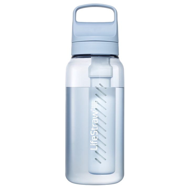 Sticla cu filtru, LifeStraw, Tritan, Albastru, 1 L