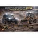 Proiector LED Bar Auto 288W, 96 LED, 55 cm, 12V-24V, Off Road 3 Randuri Spot + Flood, Lumina Alb Rece – SUV 4x4 ATV Camion Utilaje