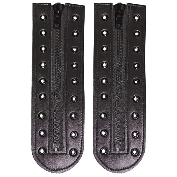 Set 2 fermoare pentru incaltaminte, MIL-TEC, 9 puncte de siret, negru, 22.5 cm