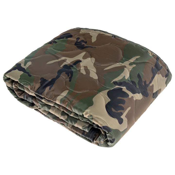 Captusa poncho, MIL-TEC, Poliester, Tehnologie Rip-Stop, 210 x 150 cm, Camuflaj