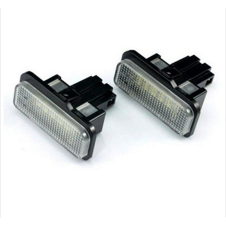 Комплект от 2 LED лампи за номера за MERCEDES E – Class W211, C – Class W203 5D (Front/Break), CLS W219, SLK R171 AutoREY®