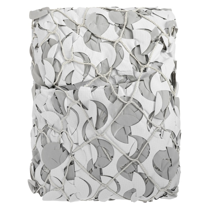 Камуфлажна мрежа, MIL-TEC, Водоустойчив найлон, 3x3 м, Бяла