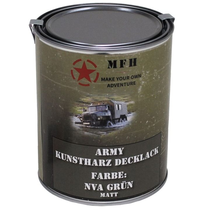 MFH военна боя, матова, NVA зелена, 1л