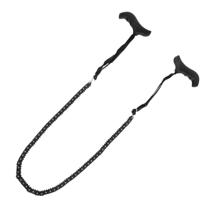 Fierastrau manual cu lant, Mil-Tec, Otel/Plastic, 73cm, 116cm, 200g