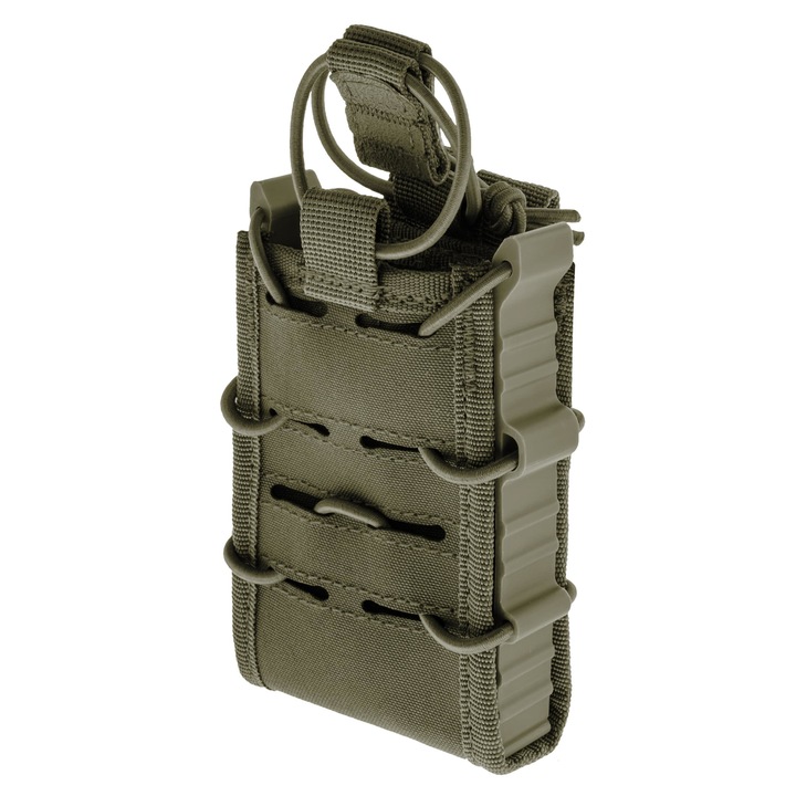 Port-cartus universal, MIL-TEC, compatibil cu MOLLE/PALS, 125x85 mm, Kaki