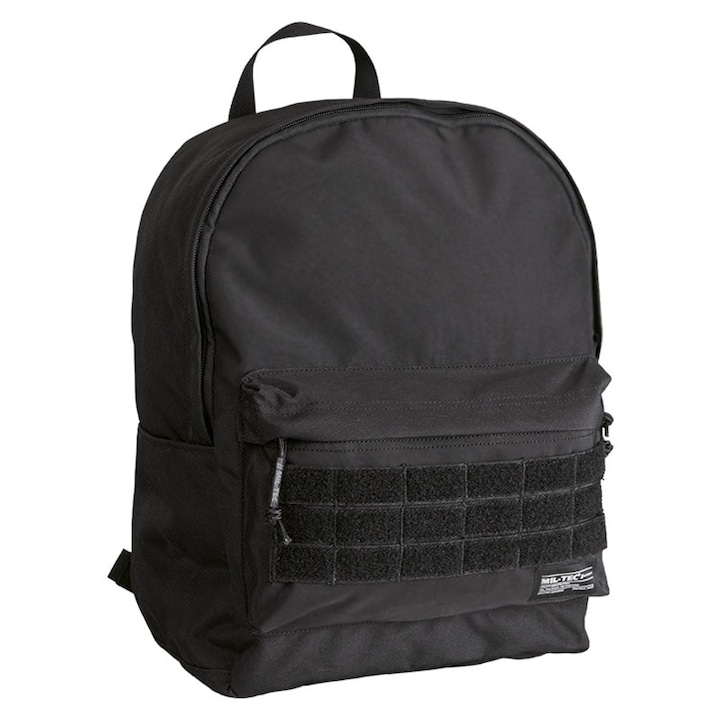 Rucsac urban-outdoor MIL-TEC Cityscape Daypack, 20 litri, poliester PVC, negru, 40x30x16cm