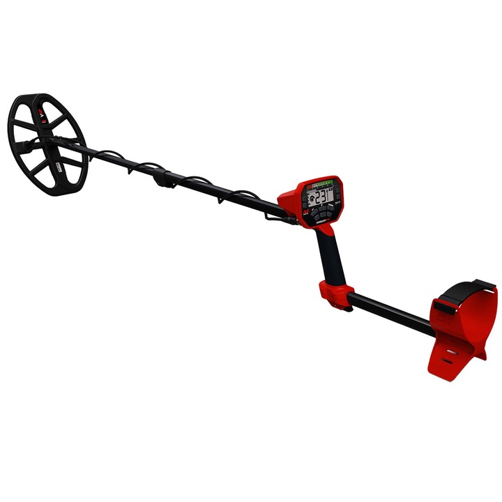 Detector de metale Minelab Vanquish 540, 12", negru/rosu