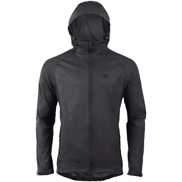 Jacheta barbati Highlander, 2820, Nylon, Negru, 2XL