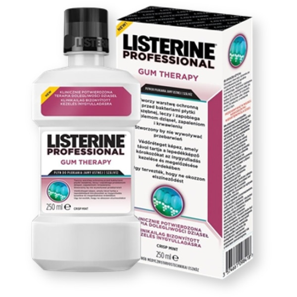 Apa de gura Listerine Professional Gum Therapy, protectie gingii, 250ml ...