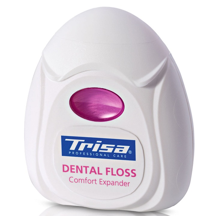 Конец за зъби Trisa Comfort Expander, Разширяващ се, Mентолов, 660264, 40 метра, Rозов
