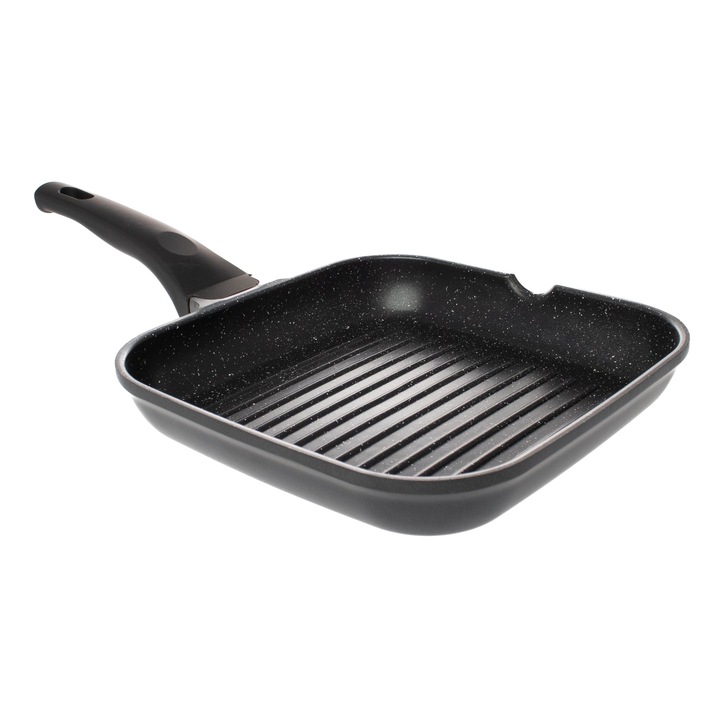 Grillserpenyő, Fröccsöntött alumínium, 24 cm