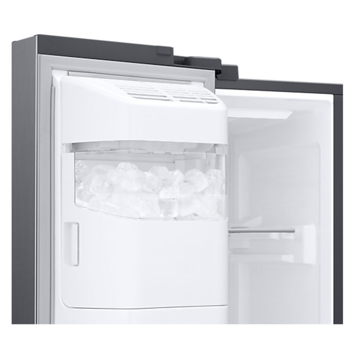 Frigider Samsung RS68CG883DS9EF SBS, 634 l, 178 cm, Smart Conversion, clasa energetica D, Argintiu