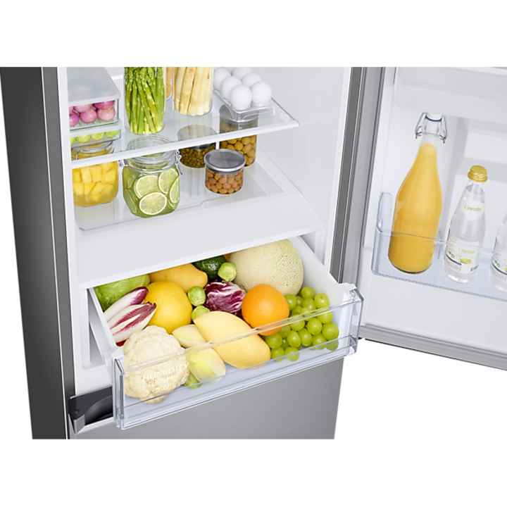 Frigider cu congelator Samsung RB34C672DSA/EF, 344 l, No Frost, clasa energetica D, Argintiu