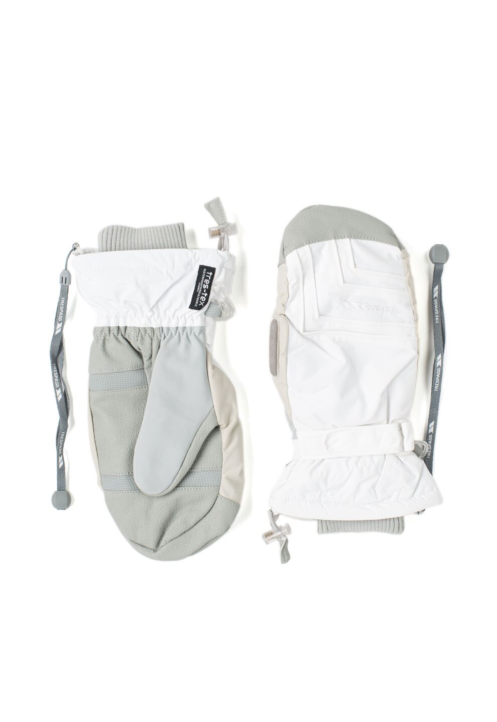 Trespass, Manusi Getter, Alb/Gri, XL Standard