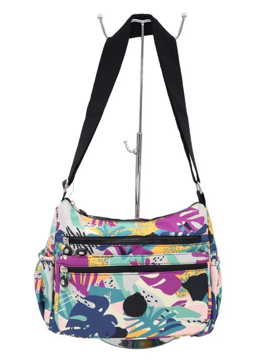 Дамска чанта с много отделения, универсална, светло N53 розови листа