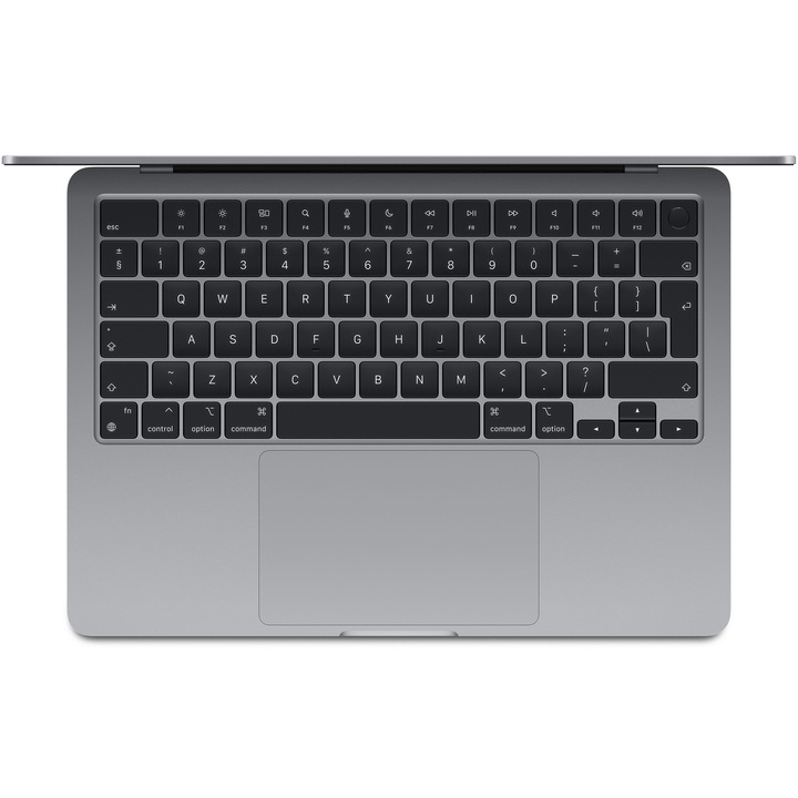 Лаптоп Apple MacBook Air 13", Apple M3, 8 CPU ядра и 8 GPU ядра, 16GB RAM, 256GB SSD, Space Grey, INT KB