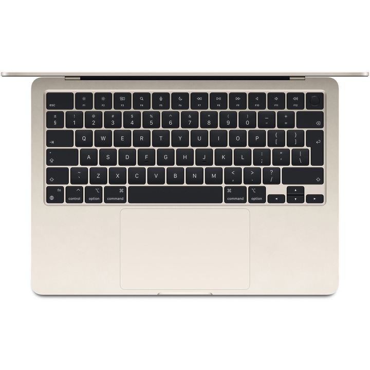 Лаптоп Apple MacBook Air 13", Apple M3, 8 CPU ядра и 10 GPU ядра, 24GB RAM, 512GB SSD, Starlight