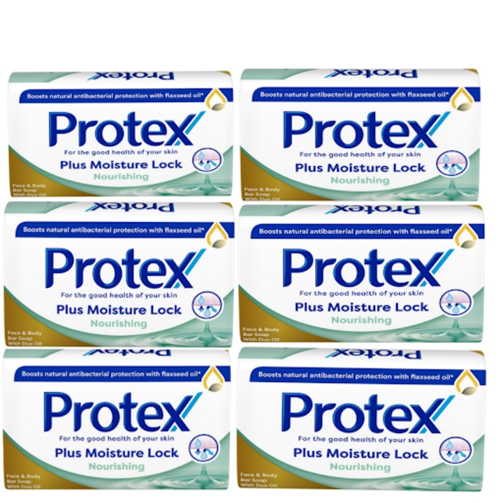 Подхранващ твърд сапун, 6 x 90 g, Protex