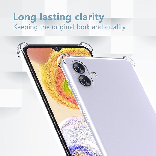 Husa PCS compatibila cu Samsung Galaxy A05 Anti-Shock 1.5mm, transparent