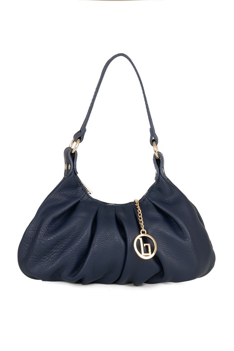 Lia Biassoni, Geanta crossbody din piele, Bleumarin