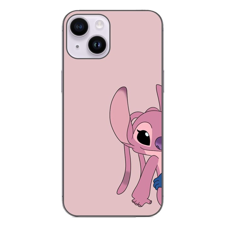 Husa compatibila cu Apple iPhone 15 Silicon Gel Tpu Model Stitch Her