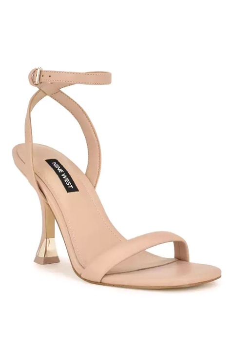 NINE WEST, Сандали Nyra от еко кожа, Пастелнорозов, 7