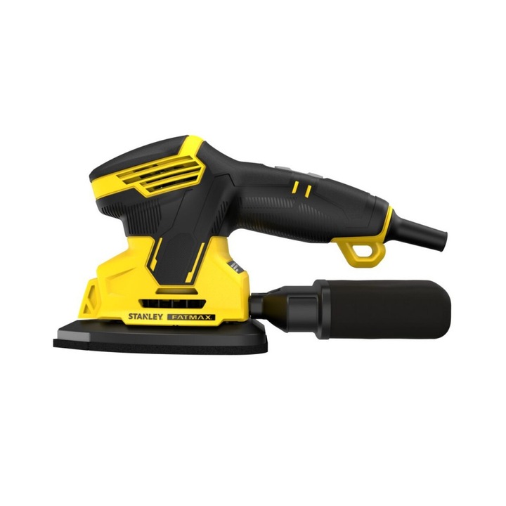 Stanley FatMax V20 - Шмиргел с вибрации 120W, 1400rpm, в текстилна торбичка, Stanley