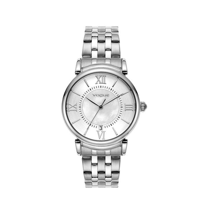 Ceas dama, Vogue, Inox, Argintiu