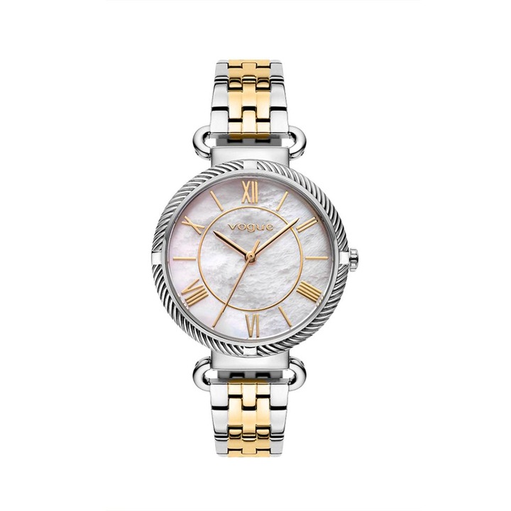 Ceas de dama, Vogue 2020614061, Inox, Auriu/Argintiu