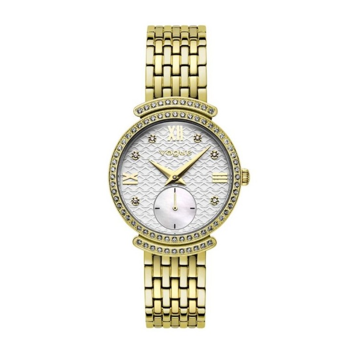 Ceas de dama, Vogue 2020612741, Inox, Auriu