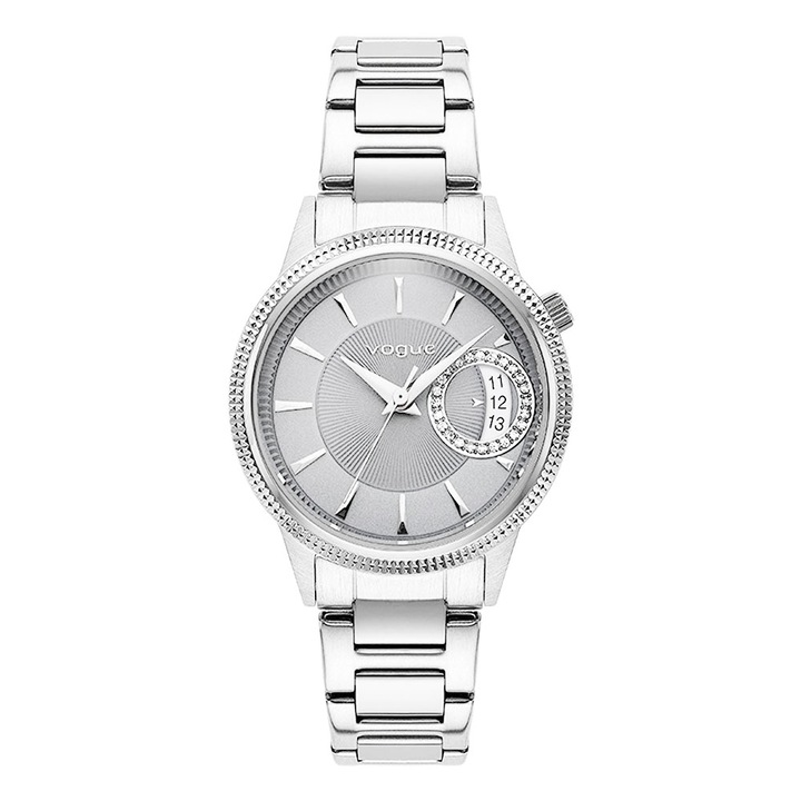 Ceas de dama Marsilia, Vogue 2020613181, Inox, Argintiu