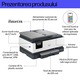 Multifunctional inkjet color HP OfficeJet Pro 8132e All-in-One, A4, 20 ppm, Duplex, USB, Retea, Wireless, eligibil HP Instant Ink, Negru/Alb