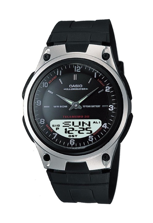 Casio Черен часовник Illuminator