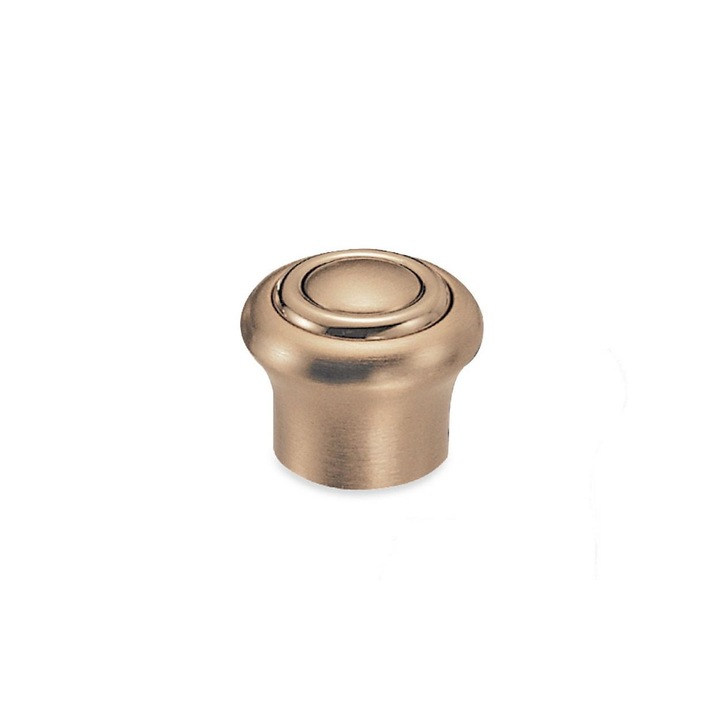 Maner mobila, Convex, 30 mm, Zamac, Auriu