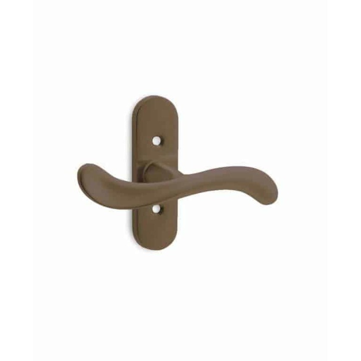 Maner fereastra, Convex, 12.0 x 10.0 cm, Maro