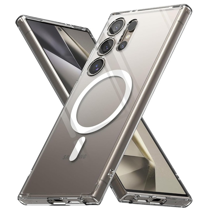 Samsung Galaxy S24 Ultra védőtok, polikarbonát, átlátszó